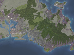 Honolulu - 3D City Model Model 3D