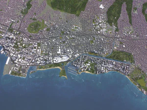 Honolulu - 3D City Model 3D Model