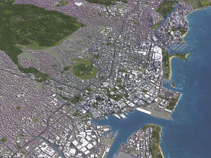 Honolulu - 3D City Model 3D Model