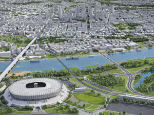 Warsaw - 3D City Model Model 3D