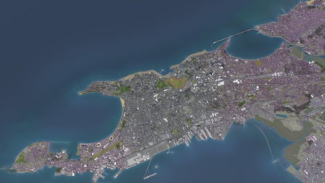 Mumbai - 3D City Model 3D मॉडल .c4d .max .obj .3ds .fbx .stl .blend 