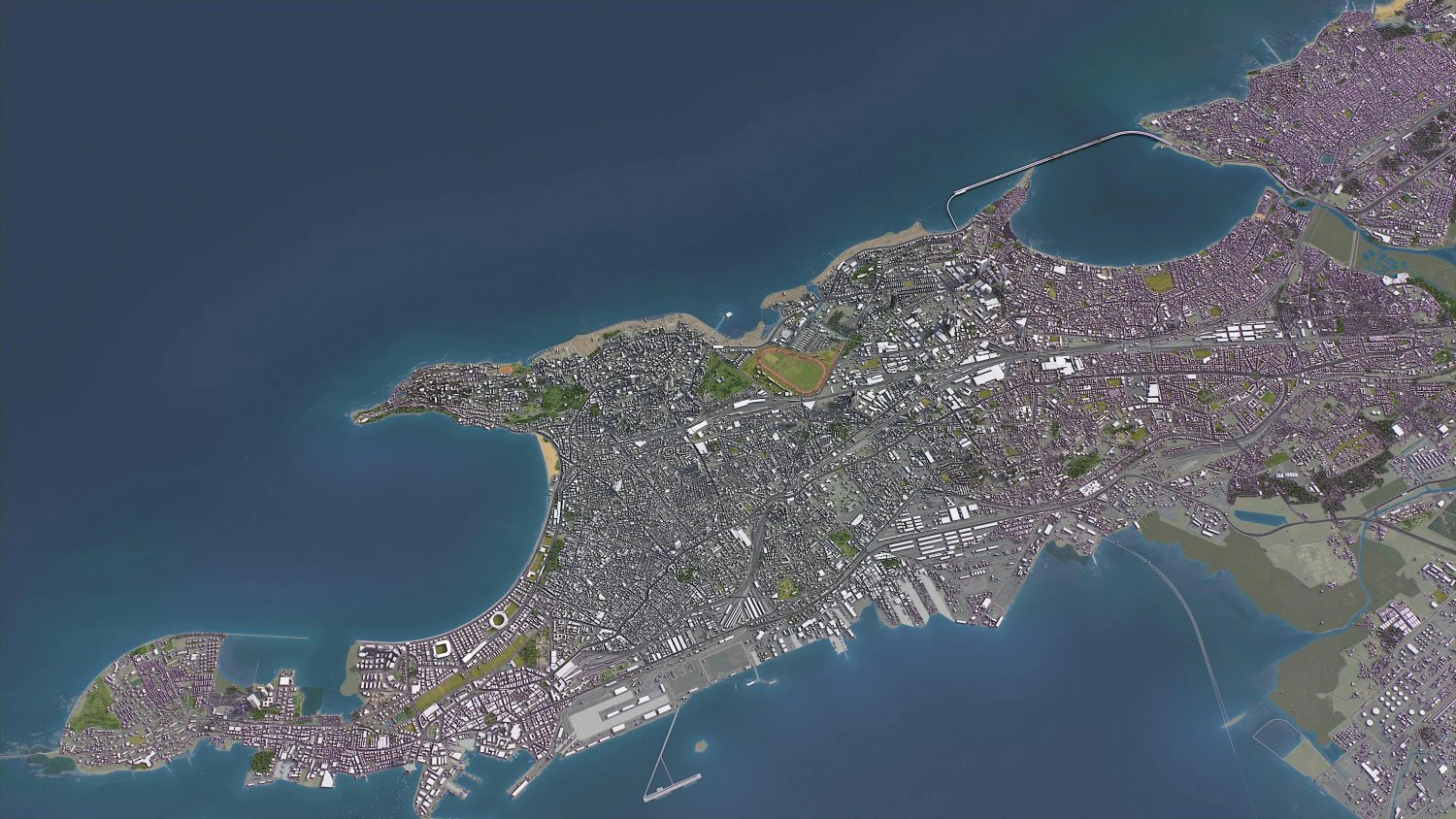 Mumbai - 3D City Model 3D Model .c4d .max .obj .3ds .fbx .stl .blend 
