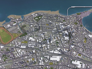 Mumbai - 3D City Model 3D मॉडल