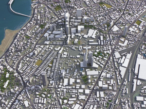 Mumbai - 3D City Model 3D मॉडल