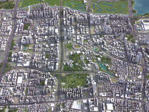 Shenzhen - 3D City Model 3D Модель