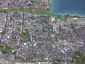 Shenzhen - 3D City Model 3D Модель