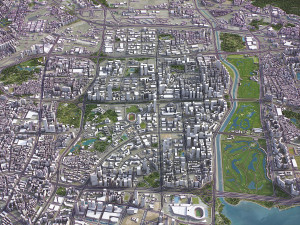 Shenzhen - 3D City Model 3D Модель