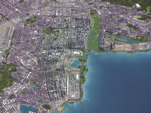 Shenzhen - 3D City Model 3D Модель