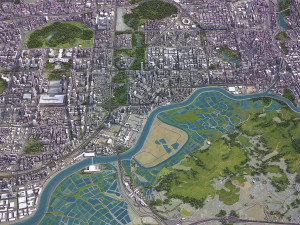 Shenzhen - 3D City Model 3D Модель