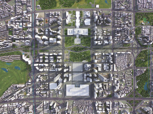 Shenzhen - 3D City Model 3D Модель