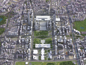 Shenzhen - 3D City Model 3D Модель