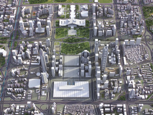 Shenzhen - 3D City Model 3D Модель