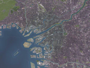 Osaka - 3D City Model 3D Model