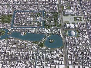 Beijing - 3D City Model 3D Model