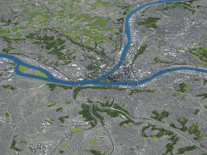 Pittsburgh - 3D City Model 3Dモデル