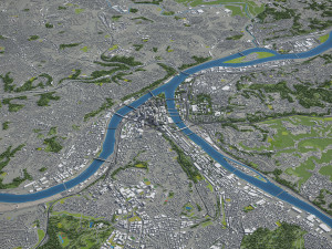Pittsburgh - 3D City Model 3Dモデル