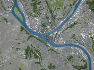 Pittsburgh - 3D City Model 3Dモデル