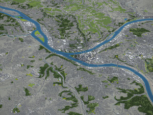 Pittsburgh - 3D City Model 3Dモデル