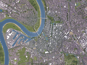 Dusseldorf - 3D City Model 3D-Modell