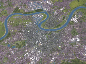 Dusseldorf - 3D City Model 3D-Modell