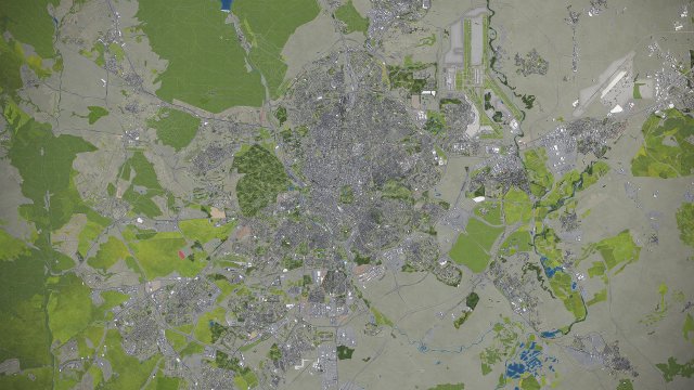Madrid - 3D City Model 3D Model .c4d .max .obj .3ds .fbx .stl .blend 