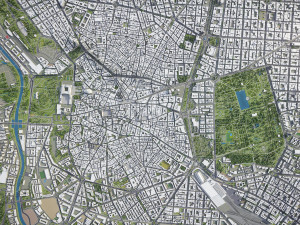 Madrid - 3D City Model 3D Model