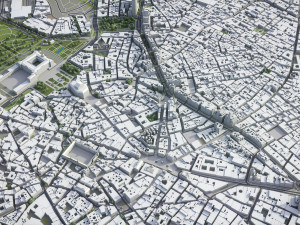 Madrid - 3D City Model 3D Model