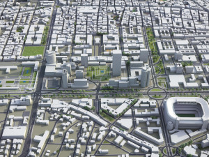 Madrid - 3D City Model 3D Model