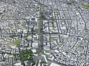 Madrid - 3D City Model 3D Model
