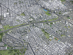 Madrid - 3D City Model 3D Model
