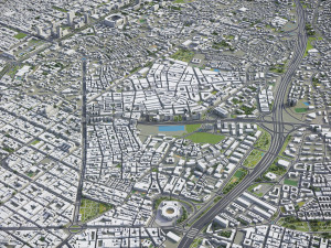 Madrid - 3D City Model 3D Model