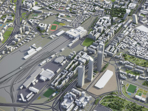 Madrid - 3D City Model 3D Model