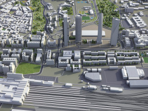 Madrid - 3D City Model 3D Model