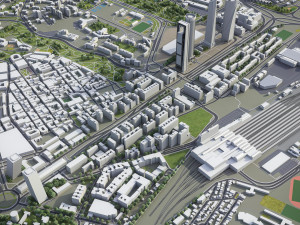 Madrid - 3D City Model 3D Model