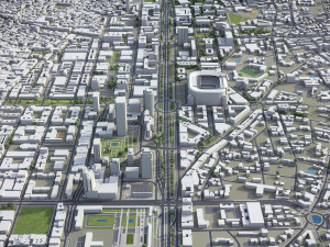 Madrid - 3D City Model 3D Model