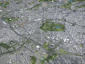 Madrid - 3D City Model 3D Model