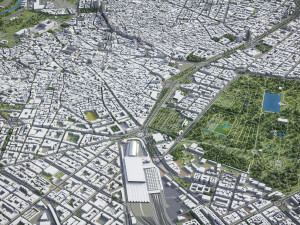 Madrid - 3D City Model 3D Model