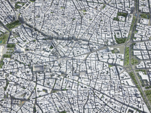 Madrid - 3D City Model 3D Model