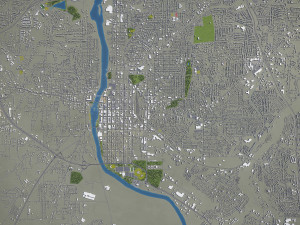 Columbus - 3D City Model Modelo 3D