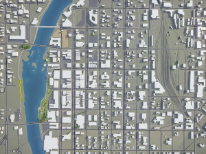 Columbus - 3D City Model Modelo 3D