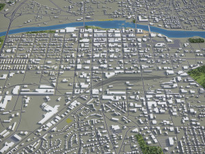 Columbus - 3D City Model Modelo 3D