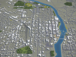 Columbus - 3D City Model Modelo 3D