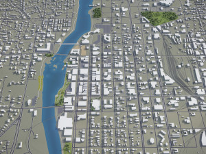 Columbus - 3D City Model Modelo 3D