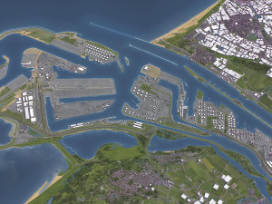 Rotterdam - 3D City Model 3D Model