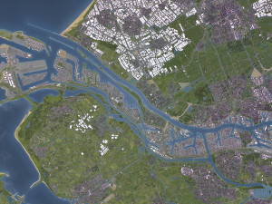 Rotterdam - 3D City Model 3D Model