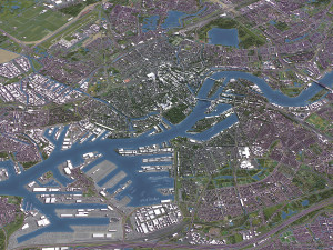 Rotterdam - 3D City Model 3D Model