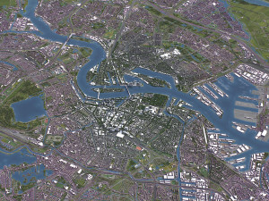 Rotterdam - 3D City Model 3D Model