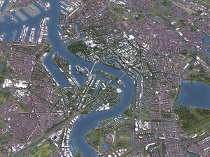 Rotterdam - 3D City Model 3D Model