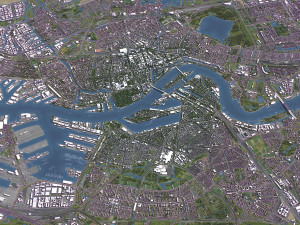 Rotterdam - 3D City Model 3D Model