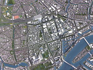 Rotterdam - 3D City Model 3D Model